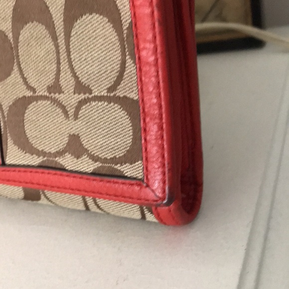 Coach Leather & Canvas Wallet - Picture 4 of 9
